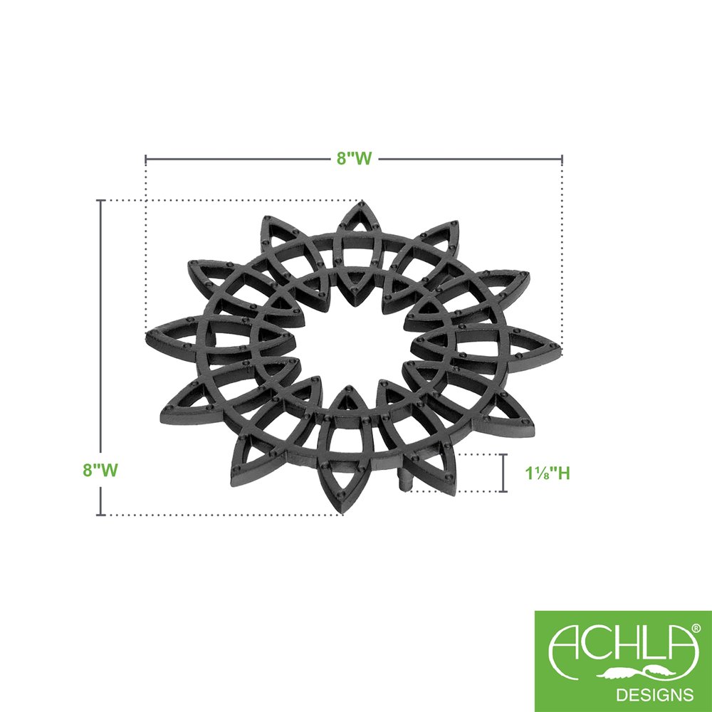 Wrought Iron Trivets – Decorative and Functional Plant &amp; Kitchen Accessories O-Hook Railing Pole