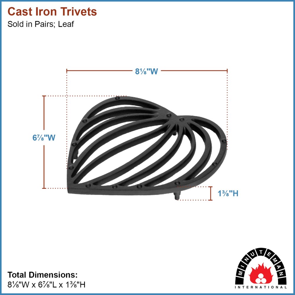 Wrought Iron Trivets – Decorative and Functional Plant &amp; Kitchen Accessories O-Hook Railing Pole
