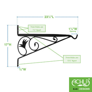 17" Morris Bracket Brackets