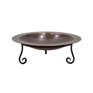 18" Classic Copper Birdbath Birdbath