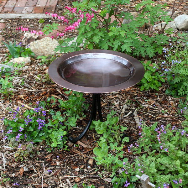 18&quot; Classic Copper Birdbath Birdbath