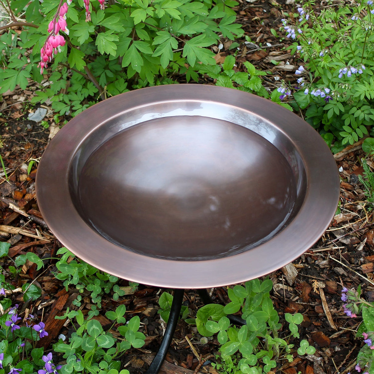 18&quot; Classic Copper Birdbath Birdbath