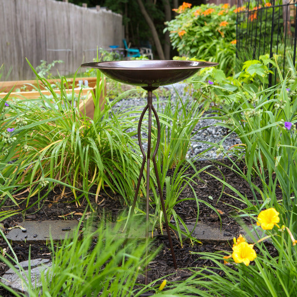 18&quot; Classic Copper Birdbath Birdbath