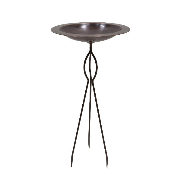 18&quot; Classic Copper Birdbath Birdbath Birdbath with Tripod Stake