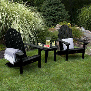 2 Classic Westport Adirondack Chairs with 1 Classic Westport Side Table Conversation Set