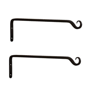 2-Pack Straight Upcurled Brackets Straight Upcurled Brackets 15 inch