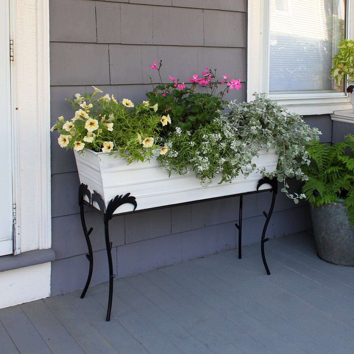 36&quot; Flower Box with Flora Stand, 25-in H Flower Box
