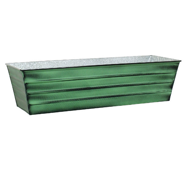 36&quot; Green Flower Box with Flora Stand, 25-in H Flower Box