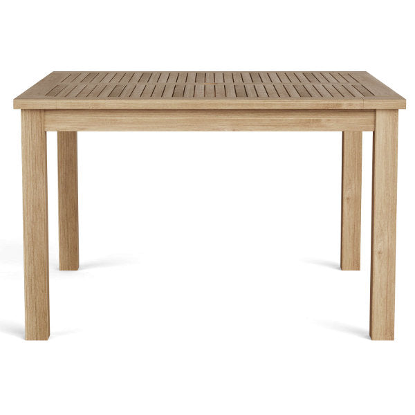 47&quot; Windsor Square Small Slat Dining Table Side Table