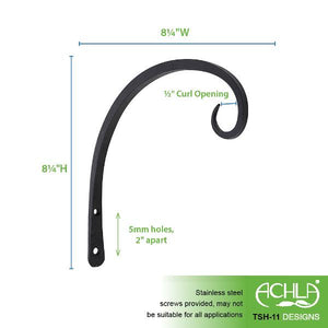 9 inch Downcurled Bracket 2-Pack Downcurled Bracket