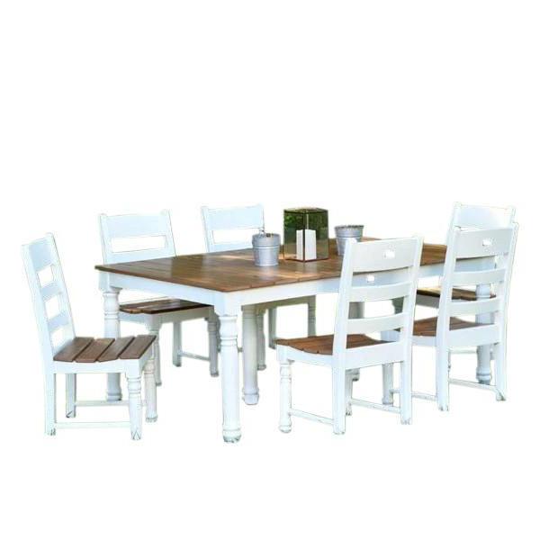 94” Farm House Dining Table Set with 8 Farm House Dining Chairs Dining Set