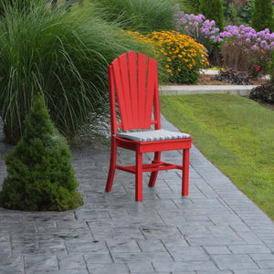 A & L Furniture Adirondack Dining Chair Outdoor Chairs Aruba Blue