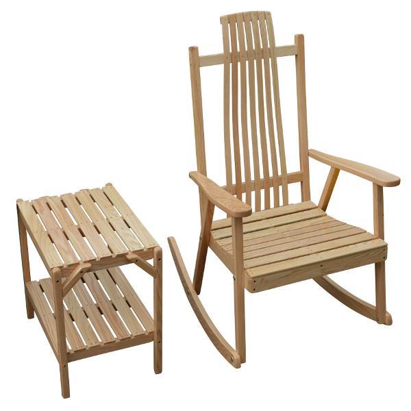 A &amp; L Furniture Bent Oak Rocker Chair Rocker Chair Natural