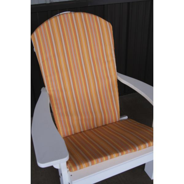 A &amp; L Furniture Full Adirondack Chair Cushion Cushions &amp; Pillows Natural