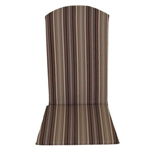 A & L Furniture Full Rocker Cushion Maroon Stripe