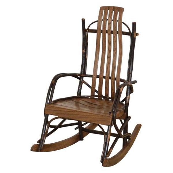 A &amp; L Furniture Hickory Child&#39;s Rocker Rocker Chair Walnut