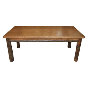 A & L Furniture Hickory Solid Wood Coffee Table Table Walnut