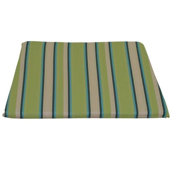 A &amp; L Furniture Poly Dining Chair Seat Cushion Cushions &amp; Pillows Lime Stripe