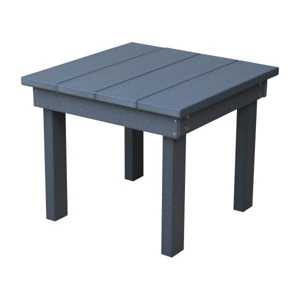 A &amp; L Furniture Poly Hampton End Table End Table Dark Gray