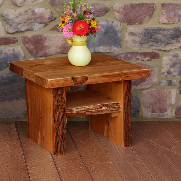 A &amp; L Furniture Sunrise Thicket Side Table Side Table Unfinished