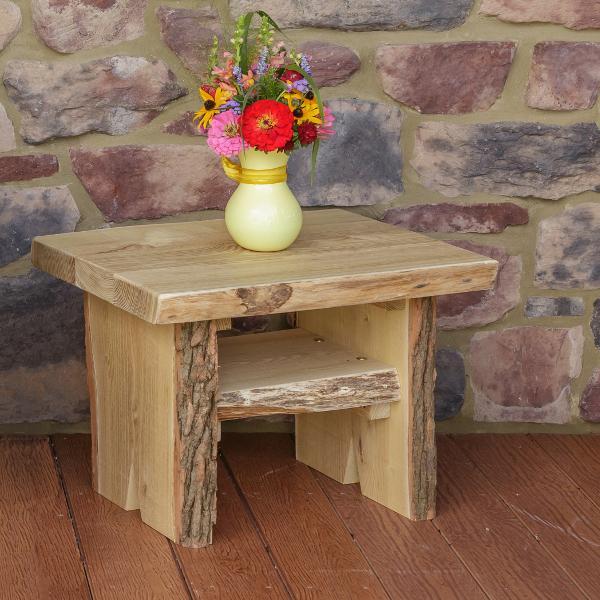A &amp; L Furniture Sunrise Thicket Side Table Side Table Unfinished