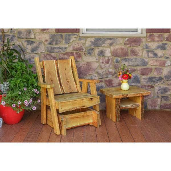 A &amp; L Furniture Timberland Glider Chair Glider Chair Unfinished