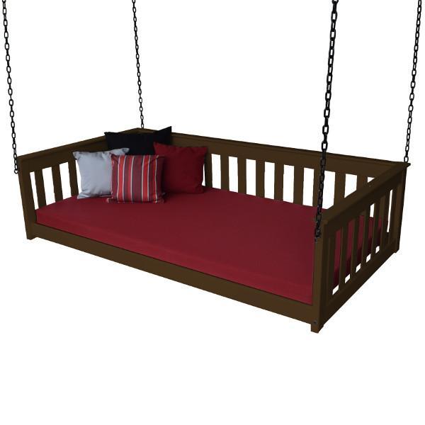 A &amp; L Furniture VersaLoft Mission Hanging Daybed with Chain Daybed Twin / Coffee