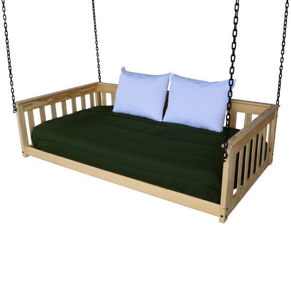 A &amp; L Furniture VersaLoft Mission Hanging Daybed with Chain Daybed Twin / Unfinished