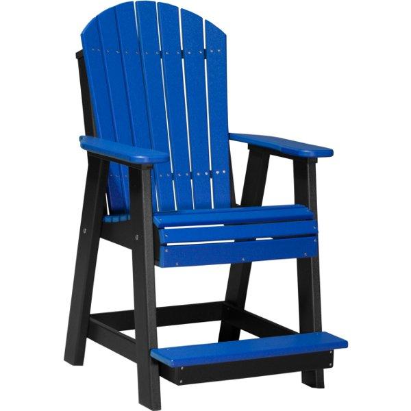 Adirondack Balcony Chair Adirondack Chair Blue &amp; Black