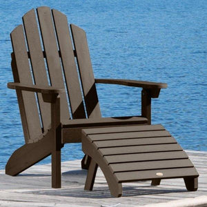 Adirondack Classic Westport Chair with Folding Ottoman Ottoman