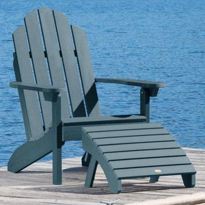 Adirondack Classic Westport Chair with Folding Ottoman Ottoman