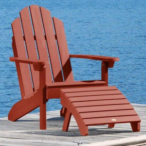 Adirondack Classic Westport Chair with Folding Ottoman Ottoman