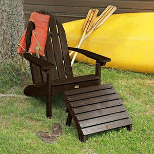 Adirondack Essential Chair with Essential Folding Ottoman Outdoor Chair