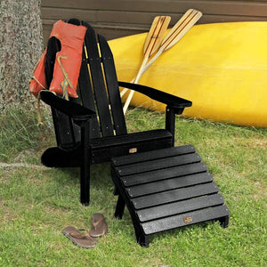 Adirondack Essential Chair with Essential Folding Ottoman Outdoor Chair