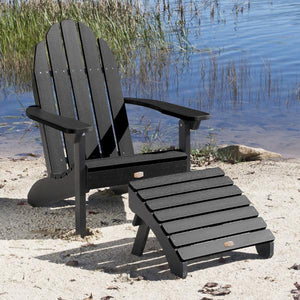 Adirondack Essential Chair with Essential Folding Ottoman Outdoor Chair