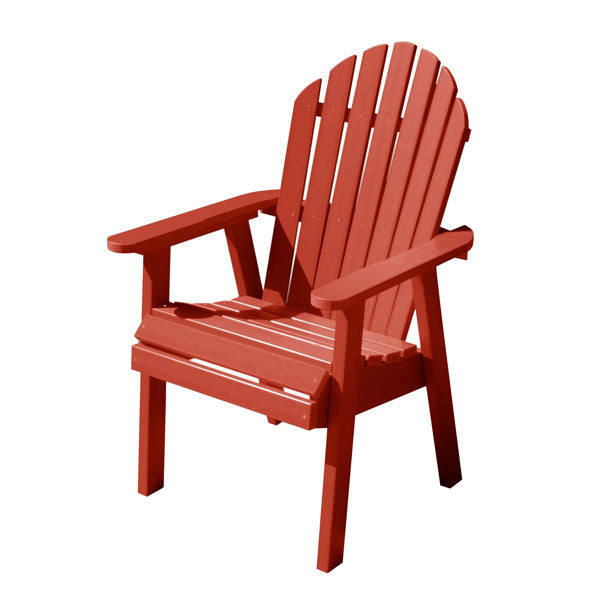 Adirondack Outdoor Hamilton Deck Chair Dining Chair Rustic Red