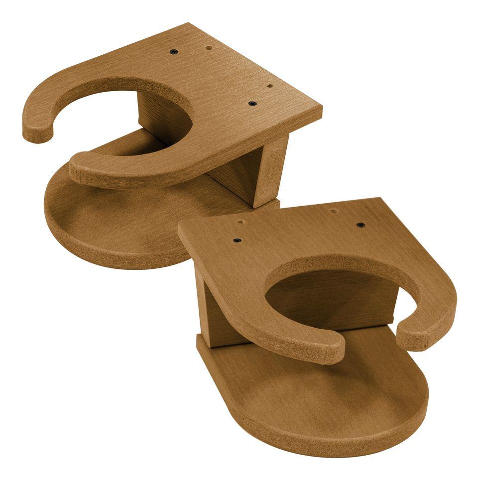 Adirondack Set of 2 Easy-add Cup Holders Cup Holders Toffee