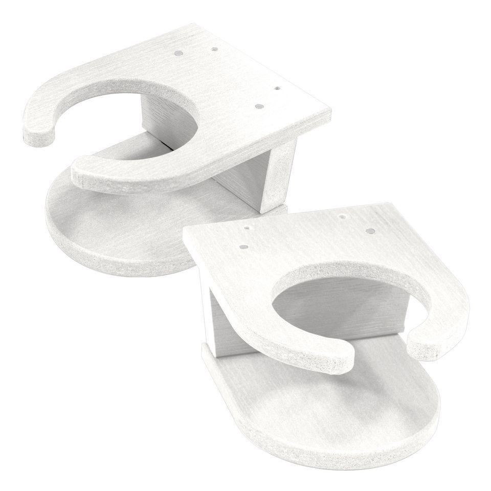Adirondack Set of 2 Easy-add Cup Holders Cup Holders White