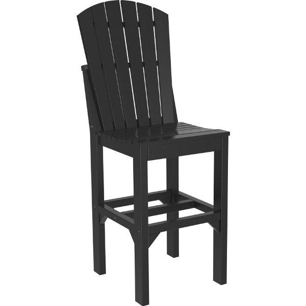 Adirondack Side Chair Side Chair Bar Height / Black