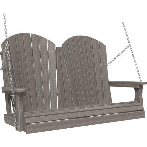 Adirondack Swing Porch Swing 4ft / Coastal Gray