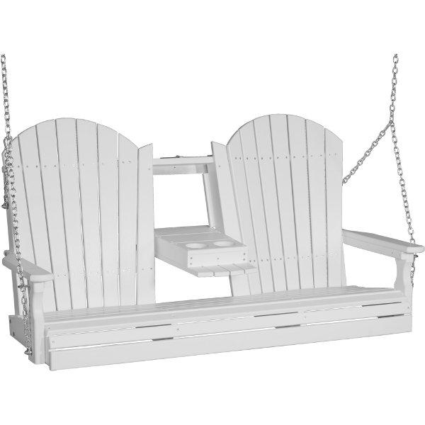 Adirondack Swing Porch Swing 5ft / White