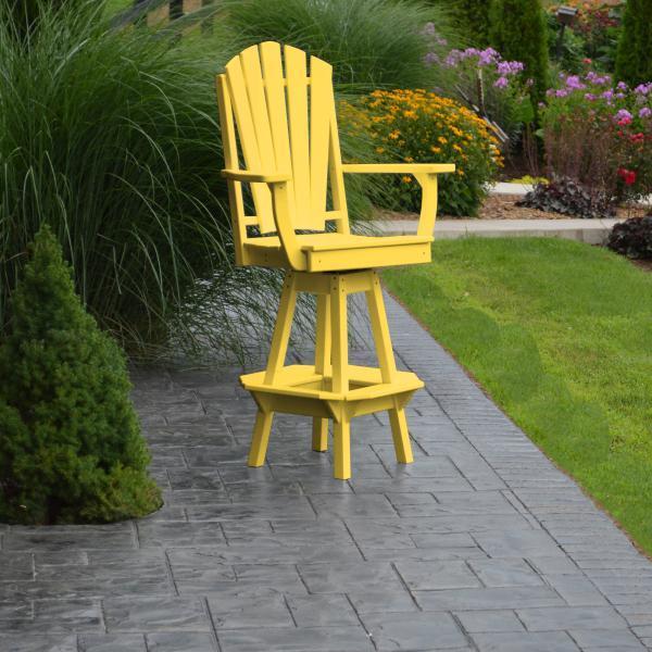 Adirondack Swivel Bar Chair w/Arms Outdoor Chair