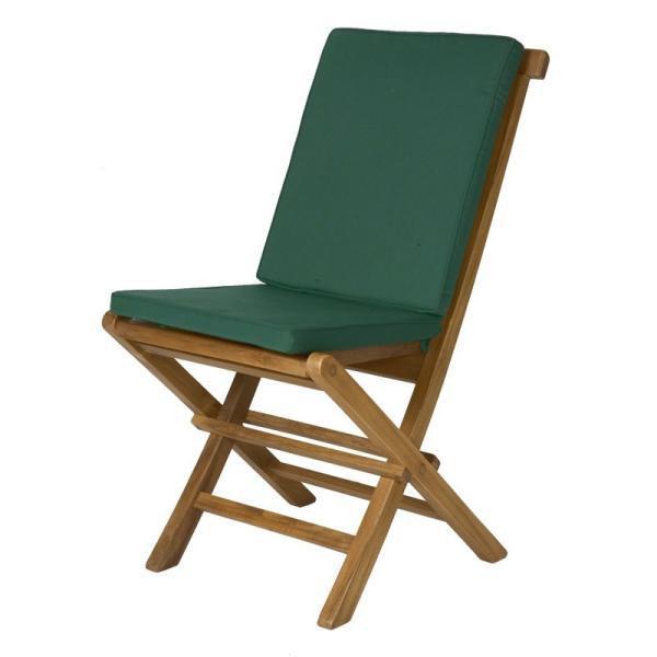All Things Cedar 9-Piece Butterfly Folding Chair Set &amp; Cushion dining set Green