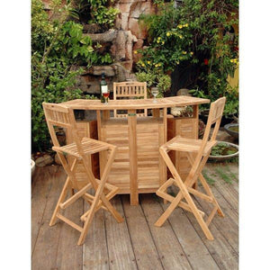 Anderson Teak Altavista 5-Pieces Bar Set Bar Set