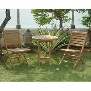 Anderson Teak Bahama Andrew 3-Pieces Bistro Set Dining Set