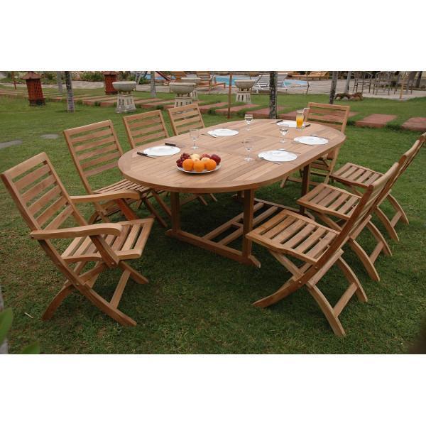Anderson Teak Bahama Andrew 9-Pieces Dining Set Dining Set