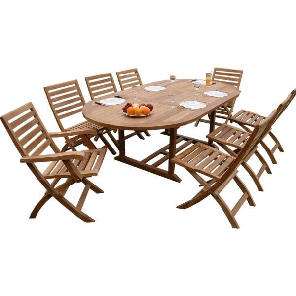 Anderson Teak Bahama Andrew 9-Pieces Dining Set Dining Set