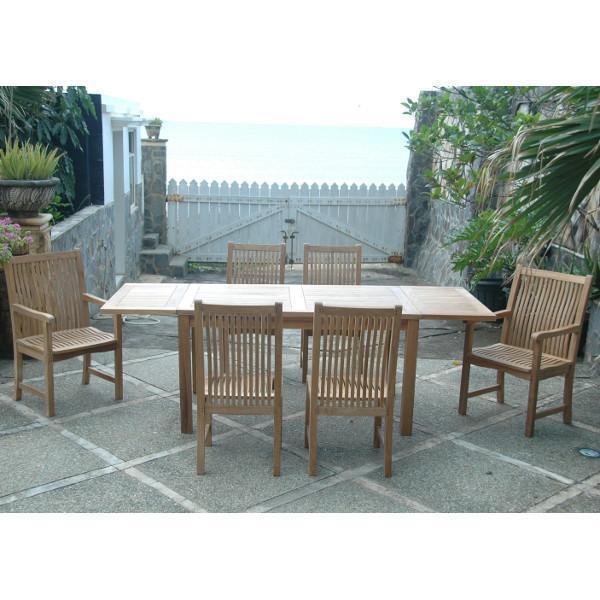 Anderson Teak Bahama Chicago 7-Pieces Dining Set Chair Dining Set