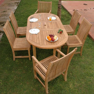 Anderson Teak Bahama Chicago 7-Pieces Dining Set Dining Set