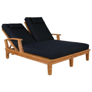 Anderson Teak Brianna Double Sun Lounger with Arm Lounger